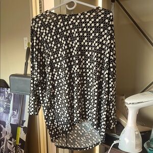 Black and White Polka Dot Blouse